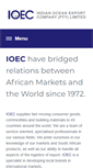 Mobile Screenshot of ioec.co.za